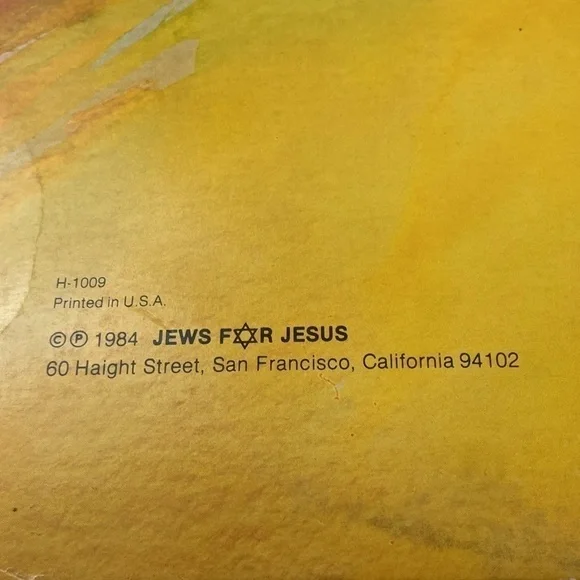 Liberated Wailing Wall Messianic Way 1984 Jews For Jesus Vinyl Record LP - Picture 6 of 13